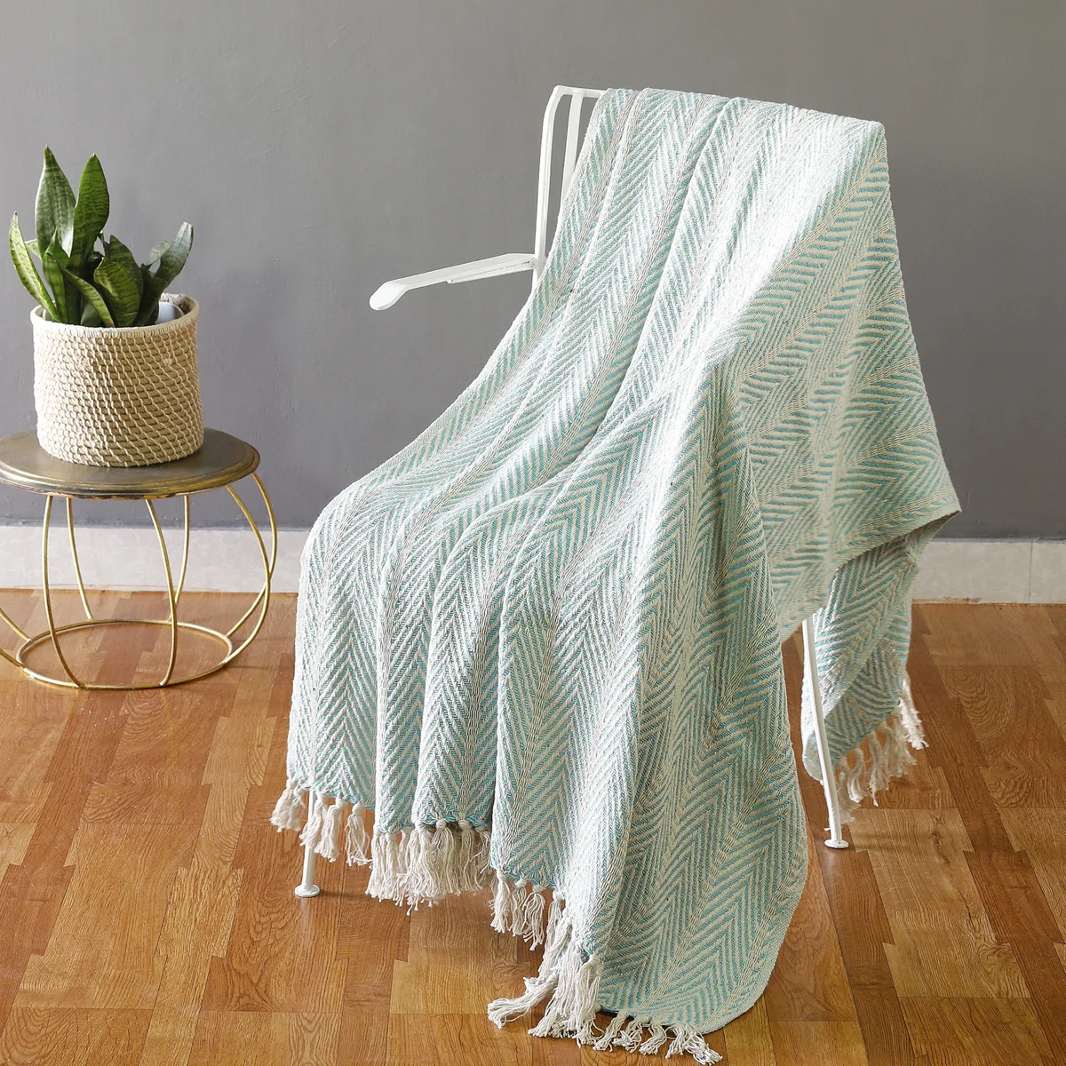 Beautiful Herringbone Blanket