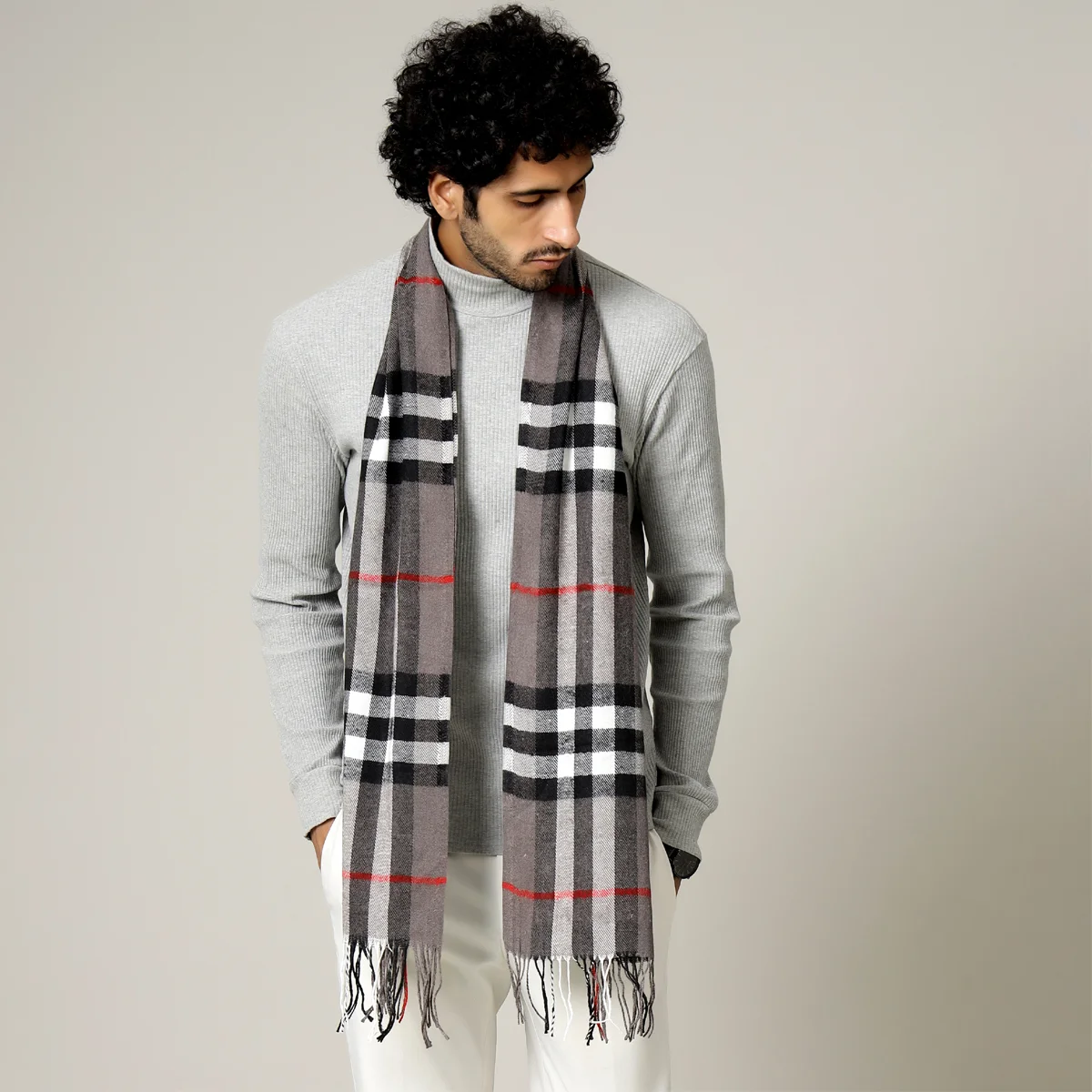 Men's muffler styles sales