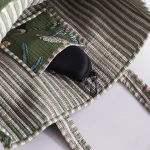 Green Forest Quilted Cotton Carry Bag - Image 4