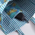 Jaguar Print Reusable Quilted Shopping Bags - Image 4