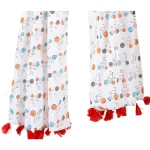 Block Bicycle Printed Cotton Neck Wrap Scarf - Image 4