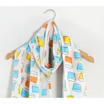 Indian Cotton Hand Block Glass Print Long Dupatta - Image 2