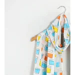 Indian Cotton Hand Block Glass Print Long Dupatta - Image 3