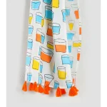 Indian Cotton Hand Block Glass Print Long Dupatta - Image 4