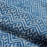 Indian Hand Block Print Indigo Blue Rug 3'x 5' Feet - Image 4