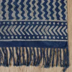 Indigo Blue Cotton Carpet / Area Rug - Image 2