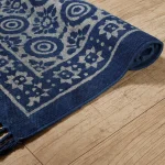 Navy Blue Indoor/Outdoor Area Rug 3'x5' Feet - Image 3