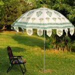 Palm Tree Design Big Size Garden Umbrella - Image 2