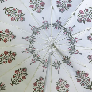 Palm Tree & Flower Print Summer Big Size Umbrella - Image 4