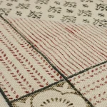 Sangeaner Hand Block Printed Cotton Rug / Carpet - Image 2