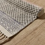 Traditional Abstract Printed Carpet Rug (3'x5' Feet) - Image 2