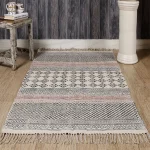 Traditional Abstract Printed Carpet Rug (3'x5' Feet)