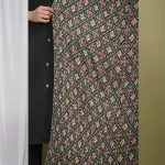 Green Bandhej Jaipuri Chinon Silk Dupatta - Image 3
