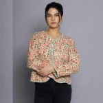 Green Machine Quilted Cotton Women Jacket - Image 2
