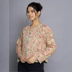 Green Machine Quilted Cotton Women Jacket