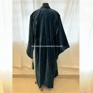 OFMD Season 2 Blue Solid Cotton Velvet Banyan Break Up Robe - Image 5