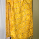 Beautiful Yellow Dupatta Gift For Women's - Image 5