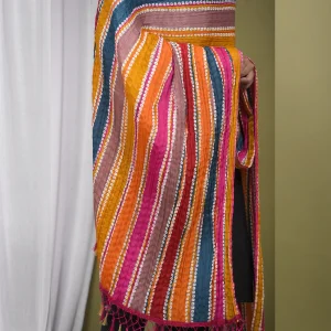 Women Multi Color Bandhej Dupatta - Image 5