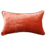 12"X20" Home Decor Terracotta Velvet Pillow Case - Image 3