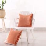 16" Luxury Terracotta VelvetĀ Fabric Cushion Cover