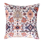 16" Soft Velvet Cushion Cover Floral Print - Image 3