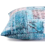 Aqua Abstract Double Sided Decorative Cushion Cover - Image 5