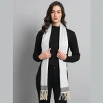 Beautiful Leopard Pattern Long Scarf (Pale Blue) - Image 2