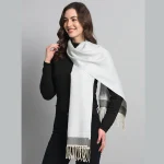 Beautiful Leopard Pattern Long Scarf (Pale Blue)