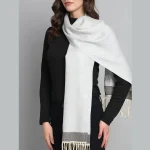 Beautiful Leopard Pattern Long Scarf (Pale Blue) - Image 6