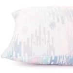 Beautiful White Ikat Print Cushion Cover 16" - Image 3