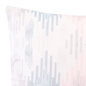 Beautiful White Ikat Print Cushion Cover 16" - Image 4