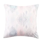 Beautiful White Ikat Print Cushion Cover 16" - Image 5