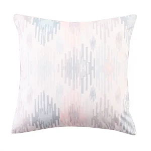 Beautiful White Ikat Print Cushion Cover 16" - Image 5