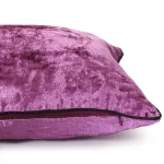 Bed Decor Solid Purple Color Pillow Set - Image 3