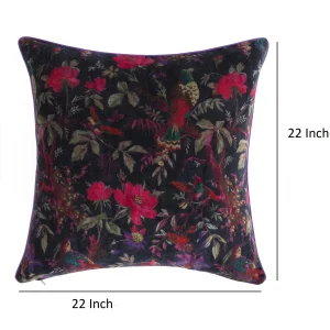 Bedroom Bed Soft Decor Cushion Cover Black Bird Print - Image 6