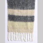 Beige And Black Check Men's Muffler Perfect Gift - Image 5