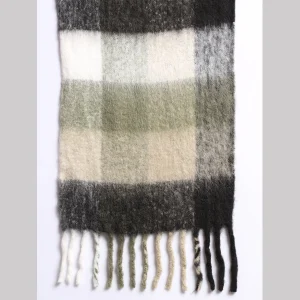 Black & Beige Acrylic Wool Men's Muffler - Image 6
