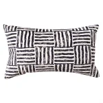 Black & White Striped Print Home Decor Sofa Pillow Covers - Image 3