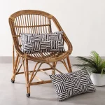 Black & White Striped Print Home Decor Sofa Pillow Covers