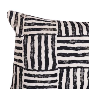 Black & White Striped Print Home Decor Sofa Pillow Covers - Image 4