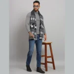 Blue Deer Muffler Perfect Gift For Men's - Image 4