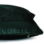 Emerald Green Color Velvet Pillow Cover 20"x12" - Image 3