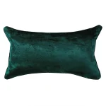 Emerald Green Color Velvet Pillow Cover 20"x12" - Image 4