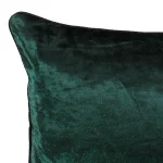 Emerald Green Color Velvet Pillow Cover 20"x12" - Image 5