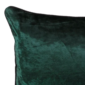 Emerald Green Color Velvet Pillow Cover 20"x12" - Image 5