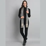 Grey Leopard Wool Scarves Best Gift For Women's - Image 4