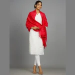 Handmade Sequence Party Wear Pink Dupatta - Image 4