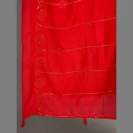 Handmade Sequence Party Wear Pink Dupatta - Image 6