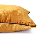 Home Bed Decor Solid Mustard Pillow Cover - Image 5