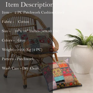 Home Office Sofa, Decor Cotton Cushion Cover Set - Image 7